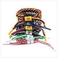 【CW】 Basketball Enthusiast Letter Woven Rope Shoelace Star Sports Small Bracelet Fashion Trend