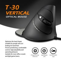 ZZOOI 3200Dpi Wired Vertical Mouse Wired Gaming Mouse 6 Keys Ergonomic Optical Computer Mice with 4 Adjustable DPI for PC Laptop