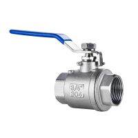 1PCS Female Stainless Steel SS304 2P Full Port Ball Valve with Vinyl Handle Thread Valves 1/4" 3/8" 1/2" 3/4" 1" Valves