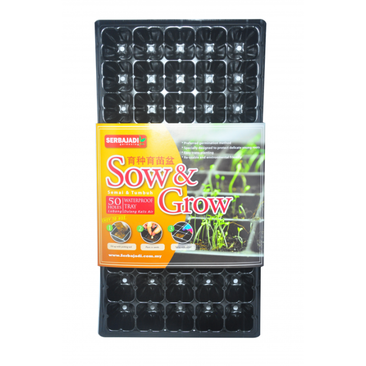 SERBAJADI SOW AND GROW GERMINATION TRAY (50 HOLES) / DULANG SEMAIAN ...