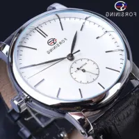 ---Fashion mens watch238814☃▨ FORSINING new fashion ran second automatic machinery men watch straps male table