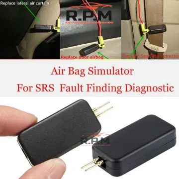 Car Srs Airbag Simulator Auto Tool Emulator Resistor Bypass Fault Finding  Diagnostic Universal Air Bag Scan Resistance Tools