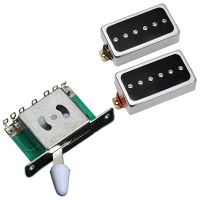 1 Pcs 5 Way Pickup Selector Switch with P90 Electric Guitar Pickup Humbucker Size Single Coil Pickup