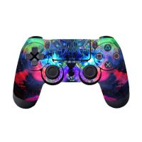 ผิวสติกเกอร์สำหรับเคสปิดป้องกันกันลื่นคอนโซลจอยสติ๊ก PS4 PlayStation 4สำหรับ SONY PS 4คอนโทรลเลอร์สติกเกอร์เล่นเกม