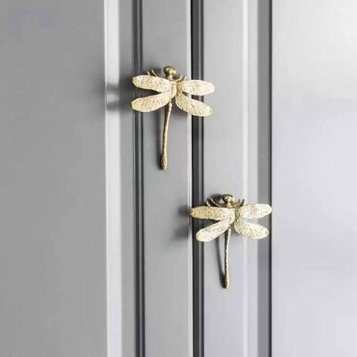 6-pcs-brass-dragonfly-handle-simple-nordic-cabinet-gold-drawer-door-pull-knob-bedside-table-bathroom-handle-decoration