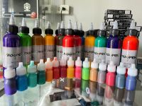 สีสักทรูเปอร์แท้ ขวดแบ่งขนาด 10 CC พร้อมส่งในไทย(มีบริการปลายทาง)