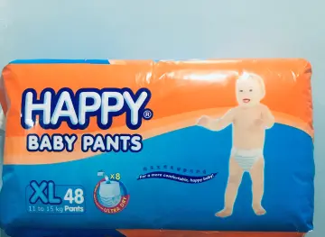 Happy Pants Extra Large XL 24 pcs Baby Diaper Pull-up(Free