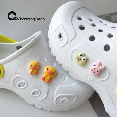 CROCS อุปกรณ์เสริม จี้รูปเป็ดน่ารัก สําหรับตกแต่งรองเท้าผ้าใบ Diy 5211034✆☄♧