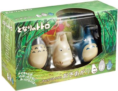🇯🇵  My Neighbor Totoro with everyone Wobbles โมเดลโทโทโร่ ล้มลุก ฟิกเกอร์ โทโทโร่ โมเดล โมเดลค่ายจิบลิ ghibli ของเล่น ของสะสม ของขวัญ การ์ตูน อนิเมะ 🇨🇳