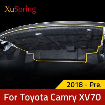 ❂ Car Trunk Insulation Cotton Soundproof Carpet Sticker Pad for Toyota Camry XV70 2018 2019 2020 2021 2022 2023 Accessories