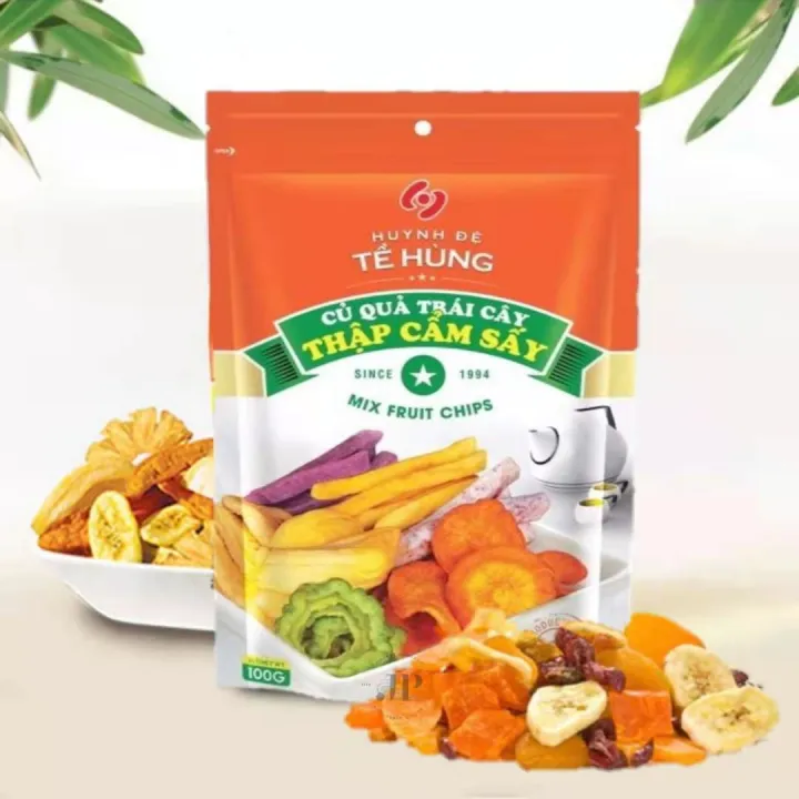 Vietnam Te Hung Mix Fruit Vegetable Chips (HALAL) 越南 综合蔬果干 100G Lazada