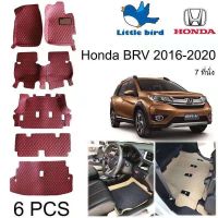 โปรโมชั่น พรมปูพื้นเข้ารูปรถยนต์ 6D พรมปูพื้นรถยนต์ พรมรถยนต์ Honda BR-V 2016-2020 5-7ที่นั่ง รับประกัน1ปี ราคาถูก พรมปูรถ พรมปูพื้นรถ ถาดท้ายรถ พรมกระดุม