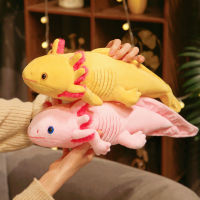 Kawaii Axolotl ของเล่นนุ่มยัดตุ๊กตาตุ๊กตารูปการ์ตูนของเล่นตุ๊กตาเด็กผู้ใหญ่ Plushie Gamer ของขวัญตกแต่งบ้าน