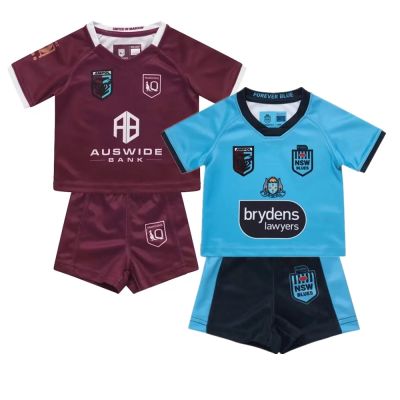 rugby Young shirt 2022 suit STATE MAROONS ORIGIN children [hot]kids jersey OF NSW Australia rugby BLUES QLD 2023