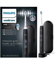 Philips Sonicare แปรงสีฟันไฟฟ้า พร้อมเซนเซอร์แรงดันไฟฟ้า สีดำ HX6850/60