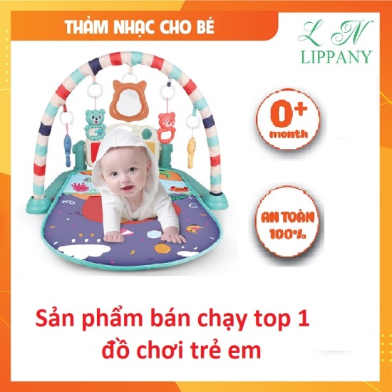 Thảm nhạc cho bé - thảm nhạc nằm chơi đàn piano - ảnh sản phẩm 1