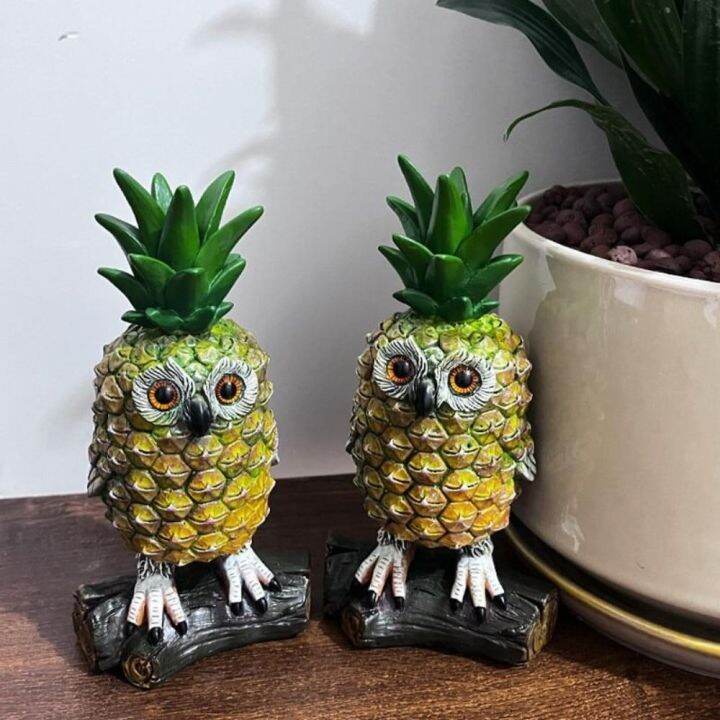 SWEET Owl Shape Owl Shape Pineapple Cute Pineapple Resin Pineapple
