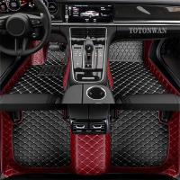 ﹍♦✚ YOTONWAN custom made leather car mat for Buick all model Envision GL8 Hideo Regal Lacrosse Ang Cora auto accessories 5 seats