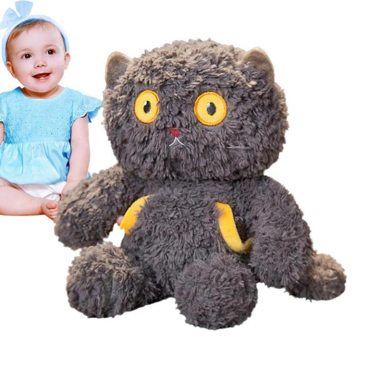 stuffed-animals-cat-stuffed-kitten-throw-pillow-adorable-sleeping-companion-animal-plush-toys-with-rotatable-head-for-kidsroom-living-room-car-bedroom-decor-easy-to-use