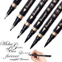 FGGC สีดำ ศิลปะ ผู้เริ่มต้น การวาดภาพ สำนักงาน เครื่องหมาย สำหรับเด็ก สำหรับงานจิตรกรรม Sket ปากกาเขียนมือ อุปกรณ์วาดภาพ แปรงทาสี ปากกาเขียนพู่กัน