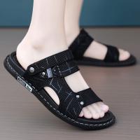 【Ready】? ls mens summer dl-e mens drivg -slip 23 new slippers outdoor -slip casl s