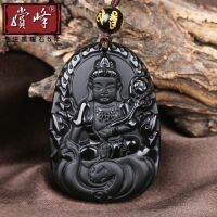 Fisualite Obsidian จี้จักรราศีปีเถาะ Manjushri พระโพธิสัตว์นาตาลจี้สร้อยคอชายและหญิงแหล่งถ่ายทอดสด hot