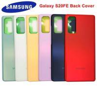 Samsung Galaxy S20 FE 5G ฝาหลังเคสด้านหลังเปลี่ยนฝาครอบด้วยสติกเกอร์กาว