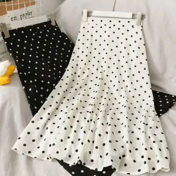 Polka dot skirt clearance malaysia