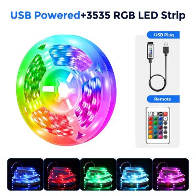 ColorRGB แอปไฟแถบไฟ LED + ตกแต่งเทปรีโมทสำหรับห้องไฟ LED 10ม. 15ม. 20ม. 30ม. นีออน LED ไฟด้านหลังทีวีแถบไฟ LED แถบไฟ LED