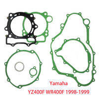 รถจักรยานยนต์เครื่องยนต์เหวี่ยงครอบคลุมชุดปะเก็นกระบอกสำหรับ Yamaha YZ400F WR400F 1998-1999 YZ 400F WR 400F