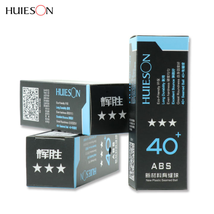 huieson-ไม้ปิงปอง3ชิ้น-แพ็ค-พลาสติกปิงปองลูกปิงปอง40-มม-วัสดุใหม่ดาว3ดาวอุปกรณ์เทนนิสลูกปิงปอง