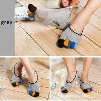 5 Pairs Mans Socks With Toes Cotton Summer Colorful Non-Slip Breathable,Deodorant,Invisible Harajuku Five Finger Socks Novelty