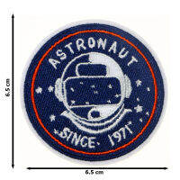 JPatch - (Astronaut Since 1971) มนุษย์อวกาศ สำรวจดวงจันทร์ องค์การนาซ่า (NASA) กาแล็กซี่ ดวงดาว โลก  ตัวรีดติดเสื้อ อาร์มรีด อาร์มปัก มีกาวในตัว การ์ตูนสุดน่ารัก งาน DIY Embroidered Iron/Sew on Patches