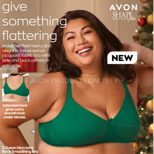 Avon Plus Size Bra SUSAN Nonwire Back Smoothing Bra Lazada PH