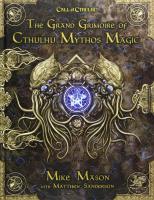 หนังสืออังกฤษใหม่ Grand Grimoire of Cthulu Mythos Magic [Hardcover]