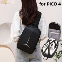 สำหรับ PICO 4กระเป๋าสะพายไหล่กระเป๋าคาดหน้าอกแว่น VR เครื่อง All-In-One กระเป๋าเก็บของกระเป๋าหิ้วกล่องแบบพกพาแฟชั่นสำหรับ Pico 4