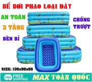 Bể bơi trẻ em trong nhà, Kích thước bể bơi gia đình - Bể phao bơi chữ nhật