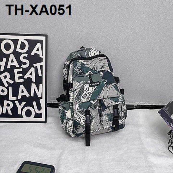 male-ins-popular-logo-high-capacity-graffiti-backpack-tide-cool-bag-high-school-students-to-take-college