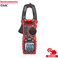 Instruments HABOTEST แคลมป์มิเตอร์ดิจิตอล Ac/dc,สำหรับวัดแรงดันไฟฟ้า Ac/dc กระแสไฟฟ้า Ac/dc ทดสอบความถี่หน้าที่รอบไดโอดความต้านทานความต่อเนื่องทรานซิสเตอร์ NCV แคลมป์มัลติมิเตอร์