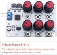 6 Channel Digital Servo Tester พร้อมการป้องกันกระแสเกินสำหรับมือหุ่นยนต์แขนหุ่นยนต์