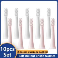 ✸❍ 10pcs Sonic Electric Toothbrush for XIAOMI T100 Soft Vacuum Replacment Heads Clean Bristle Brush Nozzles Head with 50pcs Floss