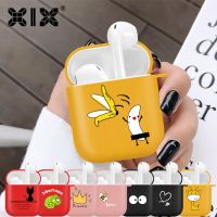 [Hot K] สำหรับ Airpods 1/2หูฟังเคสตลกซิลิโคนนิ่มสีดำอุปกรณ์ป้องกันฝาครอบ Fundas Airpods กรณี Pro Air Pods ชาร์จกระเป๋า