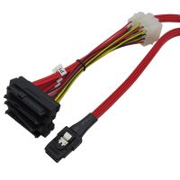 1 Pcs Mini SAS36P SFF 8087 to SAS29P SFF-8482 Hard Disk Cable Transmission Cable MINI SAS Data Cable