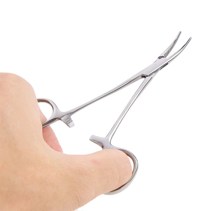 yf-hand-12-5-16-18cm-hemostatic-forceps-hair-clamp-fishing-locking-pliers-epilation-tools-curved-straight-cutter
