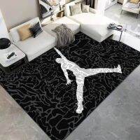 Best selling fashionable basketball carpet Decor Sofa Table Rug Anti Slip Chair Cushion Lounge Mat large kitchen mats for floor