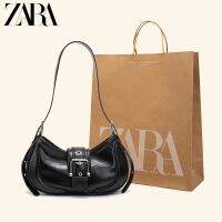 ZARAˉ ZARA niche texture baguette womens underarm bag 2023 new all-match ins large-capacity commuter shoulder bag