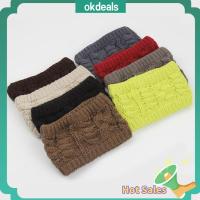 OKDEALS Korean Style Winter Warm Comfy Headband Knit Wool Hat Hair Bands Braided