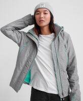 SUPERDRY VELOCITY ARCTIC SD WINDCHEATER - แจ็คเก็ต แจ็คเก็ตกันลมกันหนาว สำหรับผู้หญิง สี Light Grey Mega Grit