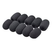 10PCSSet Black Replacement Foam Covers Windscreen Windshield Sponge Covers For Headset Microphone Mic Cover Accessories