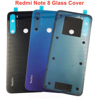 สำหรับ Xiaomi Redmi Note 8แก้วเคสประกบหลังแบบแข็งฝาหลังแผงตัวเรือนด้านหลังเคส Redmi Note 8 + กาวสติกเกอร์